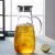 Import large pet tea carafe milk pot glass juice milk pitcher jug with spout from China