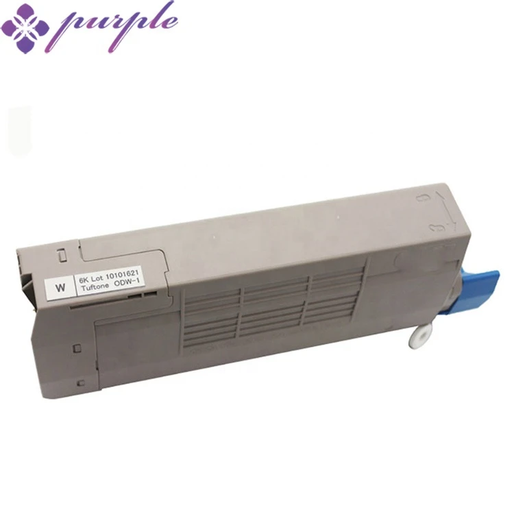 laser printer with white toner Compatible for OKI C711wt toner cartridge c711 wt 711WT