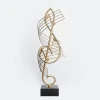 Latest Design Metal Sculpture Stand Finished Home Office Table And Wedding Gift Wall Art