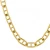 Import Latest High Quality 18K Gold Plated Stainless Steel With Horizontal Ellipse Thick Chain Necklace P203126 from China