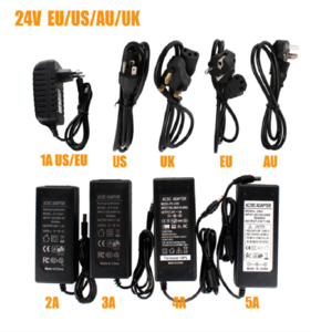 LED Accessory 12V 24V DC Power Adapter Charger 1A 2A 3A 5A 6A 8A LED Power Supply Adapter