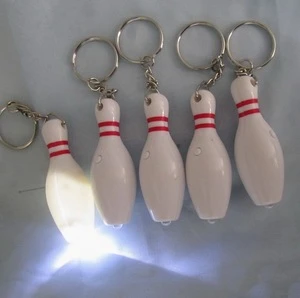 LED Bowling Pin Keychain