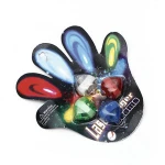 LED flashing laser rings heart shape light up party decoration light beam rings