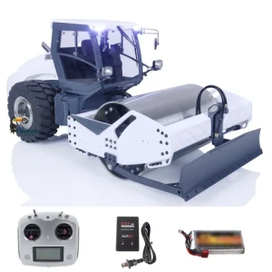 LESU 1:14 Aoue-H13i Hydraulic RC Road Roller RTR Metal Construction Wheeled Car Remote Controller Servo Motor ESC Toys