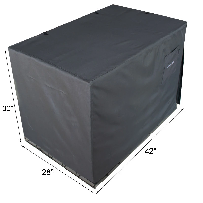 Lightweight 600D Polyester Indoor/Outdoor Durable Waterproof Pet Kennel Covers Dog Crate Cover for sale
