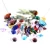 Import Lot 100pcs Glass Octagon Beads - LONGWIN Colorful Crystal Chandelier Parts Replacement Beads DIY Lamp Hanging Pendant Suncatcher from China
