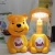 Import lovely cartoon LED book lamp for reading, custom made cartoon book light, mini cartoon shape desk lamp for kids from China