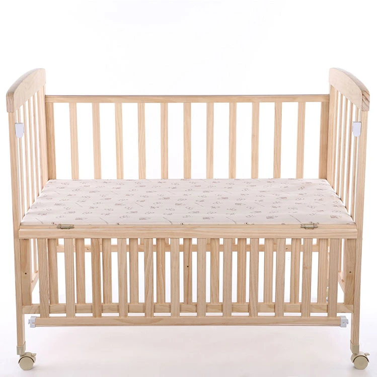 Low Babys Cot Solid Wood Crib Baby Bed With Factory Price