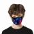 Import Low MOQ  fast delivery  RTS 15 Dazzle color design washable reusable facemask sublimation print maskes fashion custom maskes from China