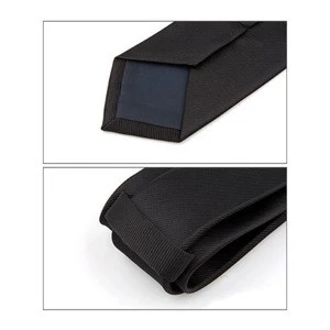 Low MOQ Polyester Black Ties for wedding