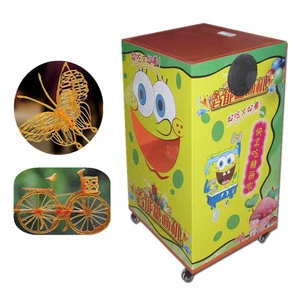 Low price snack candy syrup drawing machine sweets sugar painting shaping machine for sale