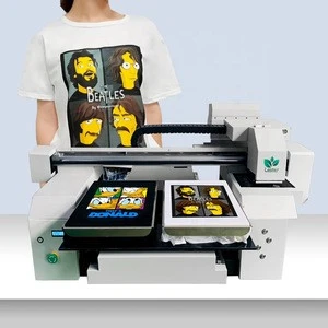 LSTA1-808 New 2020 Good Quality Fast Speed 12 Color CMYKW A3 DTG Cotton tshirt Printer t-shirt Printing Machine