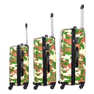 Luggage Travel Set Bag ABS PC Trolley Suitcase Wheels Coded Lock