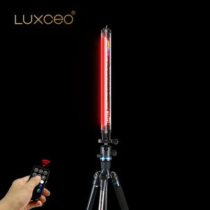 LUXCEO Rechargeable RGB Photography Light Tube Underwater Diver &amp; Photographers Hand Light Smart RGB Waterproof Video Light
