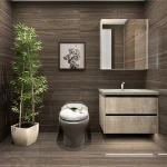 Luxury antique bathroom vanity bathroom cabinet furniture led vanity mirror with lights