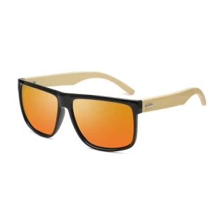 Luxury Brand Design Sun Glasses Men Bamboo Wooden Sunglasses
