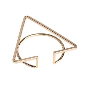 Luxury gold Geometric Napkin Ring For Party Wedding Restaurant