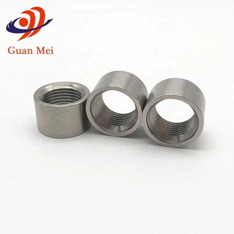 M4-M16 Stainless Steel Cylindrical Long  Internal Thread Round Coupling Nut