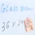 Import Magnetic Glass Whiteboard, Frameless, Glossy White,24x36 inches from China