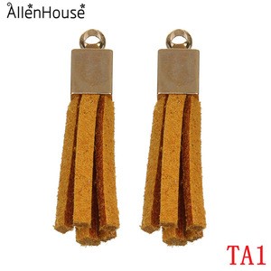 Make Wholesale free sample red blue brown Tassels Suede Fabric Tassels Fringe for Earrings Clothing Decorating