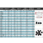 MAKSEY Food Grade Silicone Rubber Seal Grommet O ring Gasket 11/12/13/14MM