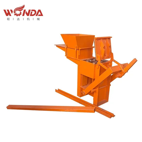 Buy Manual Dry Press Clay Soil Interlocking Brick Block Making Machine ...