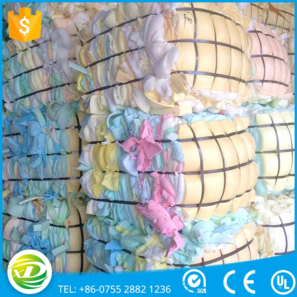 Manufacturer professional mixed colors good prices scrap shredded foam