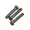 Manufacturers Fastener Semi Tubular Rivet Semi Hollow Rivet Flat Head Stainless Steel China Black Yellow White Brass Surface DIN