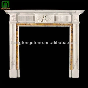 Marble Carved Electric Fireplace Parts