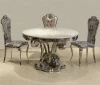 Marble dining table dining room furniture table and chair for sale guang zhou furniture