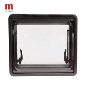MAYGOOD SX-R7.5 500X450mm latest style high strength plastic frame aluminum caravan window and camper parts window