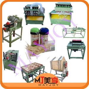 MAYJOY Wood/Bamboo Toothpick Production Plant/Toothpick Making Machine for sale