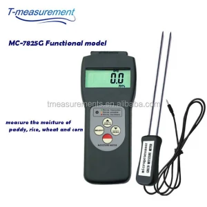MC-7825G Portable Grain Moisture Tester Meter for paddy,wheat,corn,bean,oil seeds 5%-50%