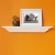 Import MDF Build Lightweight Yet Strong Design Wood Wall Display Decor Floating Shelf White from China