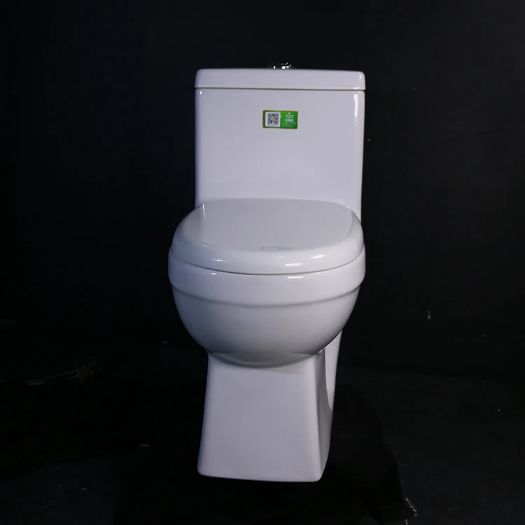 Medyag Rimless Toilets Wash Down One Piece Round Elongated Bathroom Flush Toilets