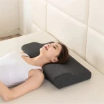 memory foam Pillow Comfortable Soft Headrest Pillow for Sleep Better Support Head Neck and Shoulder