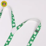 Men custom logo mustache suspenders