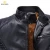 Import Men Fashion Sheep Leather Jacket in Black New Arrival Super Quality Leather Jacket from Pakistan