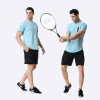 Men Fitness Running T Shirts Casual Breathable Sport Shirt Quick Drying T-shirt Outdoor Jogging Sportswear