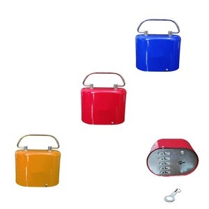 Metal Coin Bank with Lock and Slot Cash Box Metal Money Box