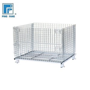 Metal wire mesh container/Warehouse Wire Cage