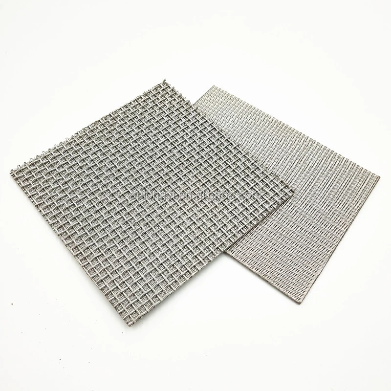 Micro porous 304 316 stainless steel 1-200 micron sintered wire mesh filter