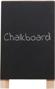 Mini 8 inch Tabletop Wooden Easel Blackboard/Chalkboard Sign Display/Erasable Message Memo Board