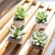 Import Mini Artificial succulents plant bonsai artificial flower creative ornamental plant with  square pots from China