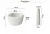 Import Mini natural marble stone grey mortar & pestle set greatful for crushing and pounding ingredients from China