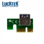 Mining Dedicated Graphics Card PCI-E 1X to 16X Riser Card with 4 Pin to SATA Power Supply USB 3.0 Cable
