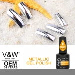 Mirror chrome metallic mirror powder high quality gel nail polish