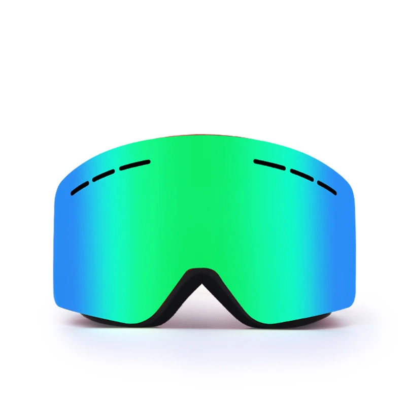 Mocoo OEM ODM uv400  Anti-Fog Magnetic Mirrored Snowboard Sport Eyewear Glasses Ski Mountaineering Goggles