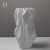 Modern Abstract 3D Print Ceramic Vases Unique Rippling Shape Flower Pot Gray Modern Vases for Home Decoration