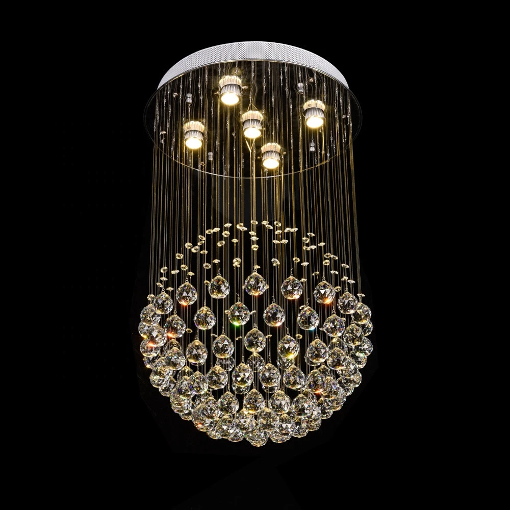 Modern design luxury K9 crystal chandelier light pendant lamp